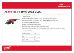 MILWAUKEE 800 W Úhlová bruska 4933451211 A4 PDF