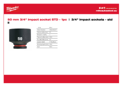 MILWAUKEE SHOCKWAVE™ IMPACT DUTY IMPACT SOCKETS 4932480377 A4 PDF