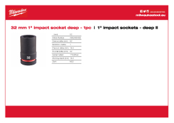 MILWAUKEE SHOCKWAVE™ IMPACT DUTY IMPACT SOCKETS 4932480426 A4 PDF