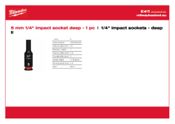 MILWAUKEE SHOCKWAVE™ IMPACT DUTY IMPACT SOCKETS 4932480253 A4 PDF