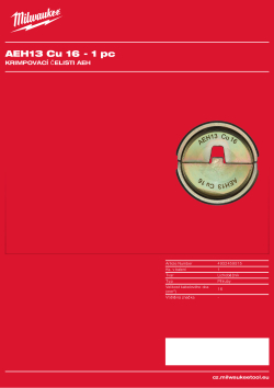 MILWAUKEE AEH13 Cu 16 4932459515 A4 PDF