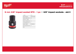 MILWAUKEE SHOCKWAVE™ IMPACT DUTY IMPACT SOCKETS 4932480266 A4 PDF