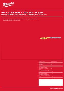 MILWAUKEE Wood: Special application laminated parquet flooring 4932373392 A4 PDF