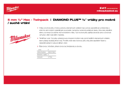 MILWAUKEE Diamond Max wet drill bits 4932479231 A4 PDF