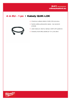 MILWAUKEE Cables 4932373502 A4 PDF