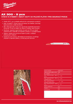MILWAUKEE Wood with nail: AX 48005027 A4 PDF