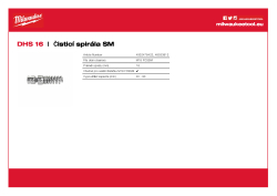 MILWAUKEE Přímá čisticí hlavice pro spirály 16 mm 48533812 A4 PDF