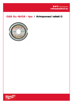MILWAUKEE C22 Cu 16/C5 4932464864 A4 PDF