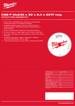 MILWAUKEE CSB P Alu235 x 30 x 2.4 x 60TF 4932471309 A4 PDF