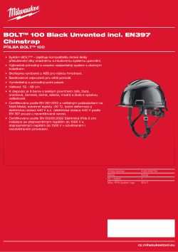 MILWAUKEE BOLT™ 100 4932498736 A4 PDF