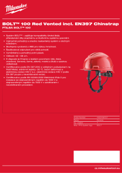 MILWAUKEE BOLT™ 100 4932498727 A4 PDF