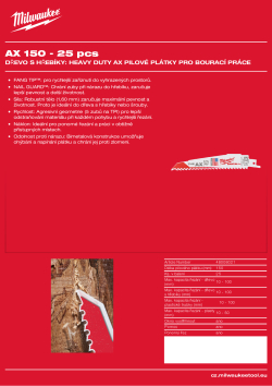 MILWAUKEE Wood with nail: AX 48008021 A4 PDF