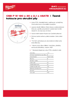 MILWAUKEE CSB P W 190 x 30 x 2.1 x 48ATB 4932471380 A4 PDF