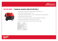MILWAUKEE Vysavač prachu třídy M  (30 litrů) 4933459415 A4 PDF