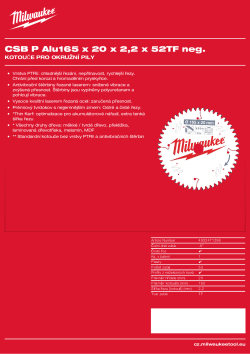 MILWAUKEE CSB P Alu165 x 20 x 2.2 x 52TF neg 4932471296 A4 PDF