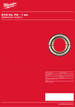 MILWAUKEE C13 Cu 70 4932459529 A4 PDF