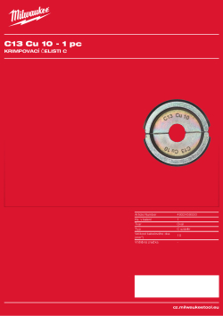 MILWAUKEE C13 Cu 10 4932459530 A4 PDF