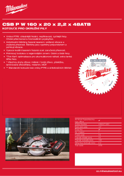 MILWAUKEE CSB P W 160 x 20 x 2.2 x 48ATB 4932471291 A4 PDF