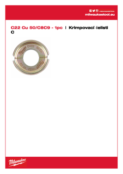 MILWAUKEE C22 Cu 50/C8C9 4932464866 A4 PDF