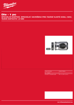 MILWAUKEE Matrice 4932279565 A4 PDF