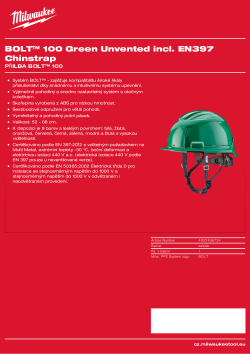 MILWAUKEE BOLT™ 100 4932498734 A4 PDF