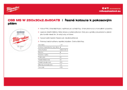 MILWAUKEE CSB MS W 250 x 30 x 2.8 x 60ATB 4932472016 A4 PDF
