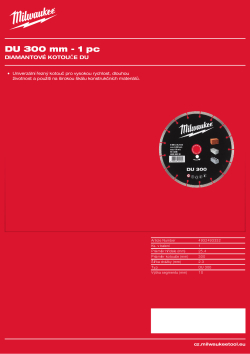 MILWAUKEE Contractor DU 4932493332 A4 PDF