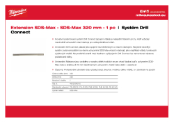 MILWAUKEE Prodloužení SDS-Max 4932399242 A4 PDF