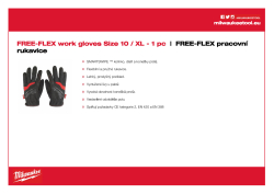 MILWAUKEE Free-Flex pracovní rukavice - 10/XL - 1 ks 48229713 A4 PDF