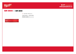 MILWAUKEE GR 800 4932479065 A4 PDF