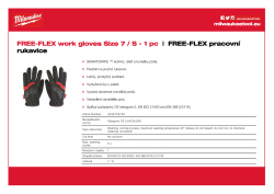 MILWAUKEE Free-Flex pracovní rukavice - S/7 - 1 ks 4932479729 A4 PDF