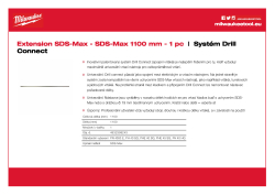 MILWAUKEE Prodloužení SDS-Max 4932399243 A4 PDF