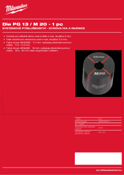 MILWAUKEE Raznice M16 4932430914 A4 PDF