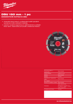 MILWAUKEE DSU 150 4932373148 A4 PDF