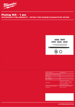 MILWAUKEE Upevňovací sada do betonu 4932399731 A4 PDF