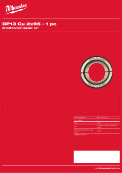 MILWAUKEE DP13 Cu 2x95 4932459539 A4 PDF
