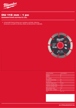 MILWAUKEE DU 115 4932399521 A4 PDF
