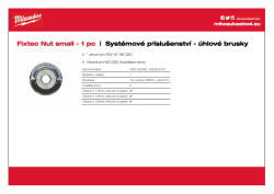 MILWAUKEE Display 12 x Matice FIXTEC - závit M14 4932352473 A4 PDF