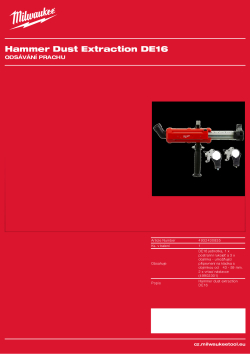 MILWAUKEE DE16 - Univerzální odsávací nástavec 4932430835 A4 PDF
