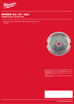 MILWAUKEE DIN22 Cu 10 4932464862 A4 PDF