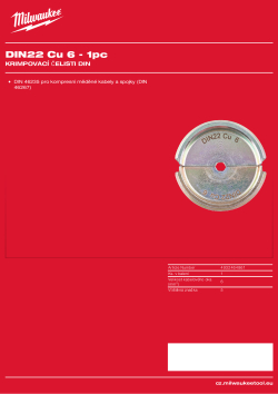 MILWAUKEE DIN22 Cu 6 4932464861 A4 PDF