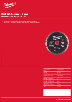 MILWAUKEE DU 180 4932399523 A4 PDF