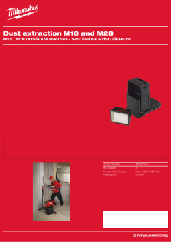 MILWAUKEE M18 a M28 filtrační box 49902342 A4 PDF