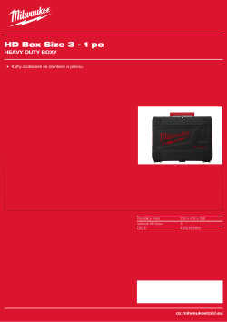 MILWAUKEE HD Box velikost 3 4932453386 A4 PDF