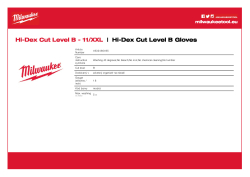 MILWAUKEE Rukavice pro citlivou práci tř. B - 11/XXL 1 ks 4932480495 A4 PDF