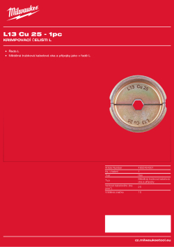 MILWAUKEE L13 Cu 25 4932464501 A4 PDF