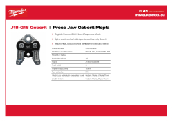 MILWAUKEE Press Jaws GEBERIT 4932480896 A4 PDF