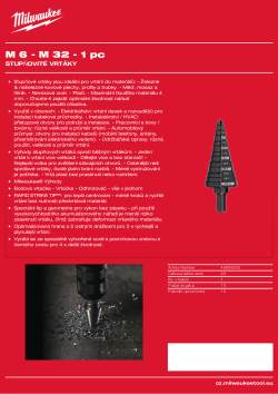 MILWAUKEE M 6 - M 32 48899332 A4 PDF