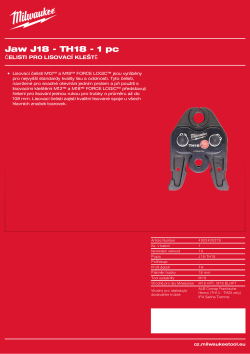 MILWAUKEE Press Jaws 4932430279 A4 PDF