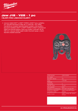 MILWAUKEE Press Jaws 4932430269 A4 PDF